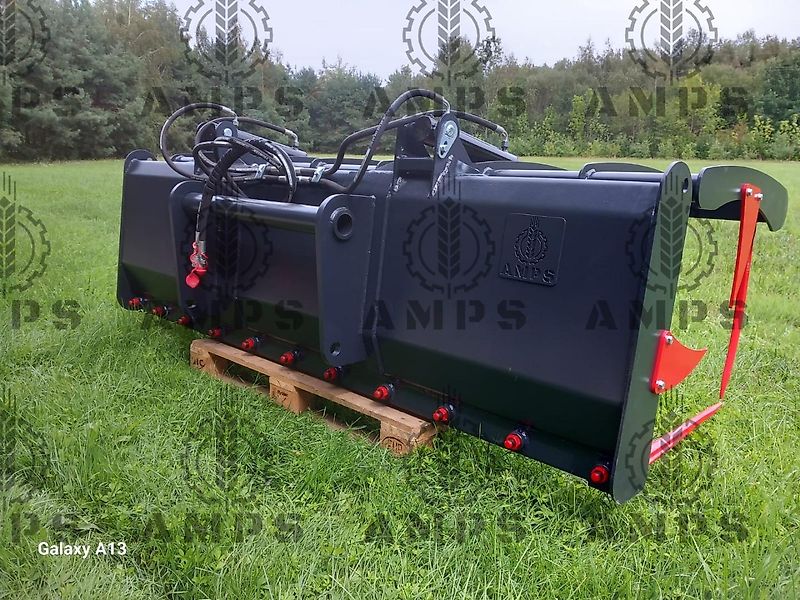 AMPS Krokodyl II-Siłownikowy Zęby Kute/ KROKODILGEBISS 2-ZYLINDER Manitou, New Holland