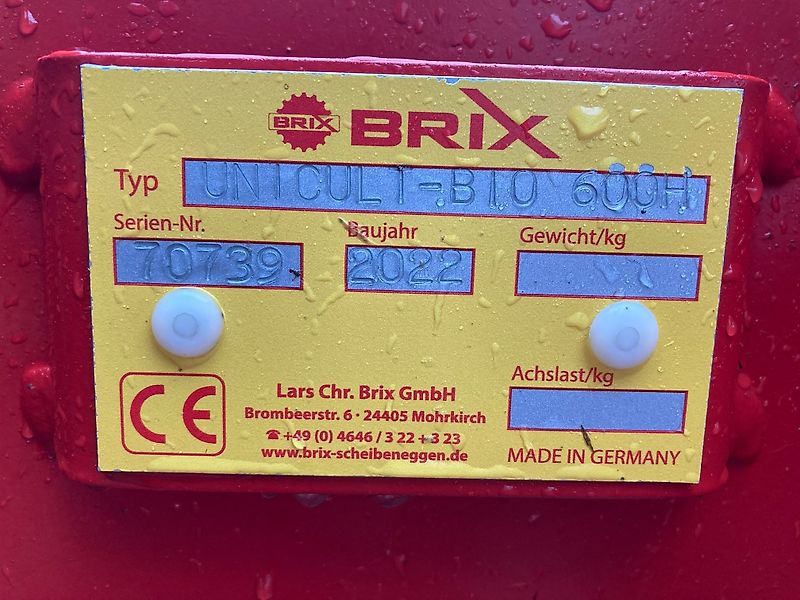 Brix Großfederzinkenegge BIO 600H