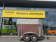 Böckmann V3S Viehanhänger Holz/ Plane 1,6t. Frontausstieg