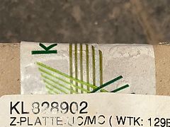 Kverneland Kleine Z-Platte KL828902