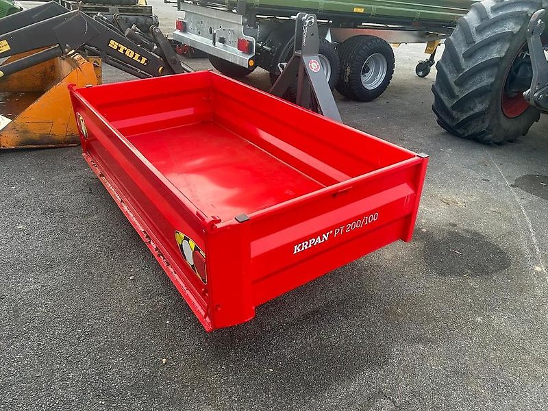 Krpan Hydraulische Kippmulde PT200/100 Heckbox Heckschaufel