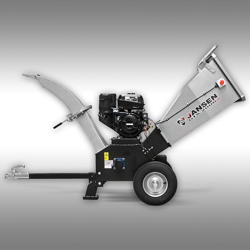 Jansen Schredder Jansen GTS-2000pro, Gartenschredder, Gartenhäcksler, E-START