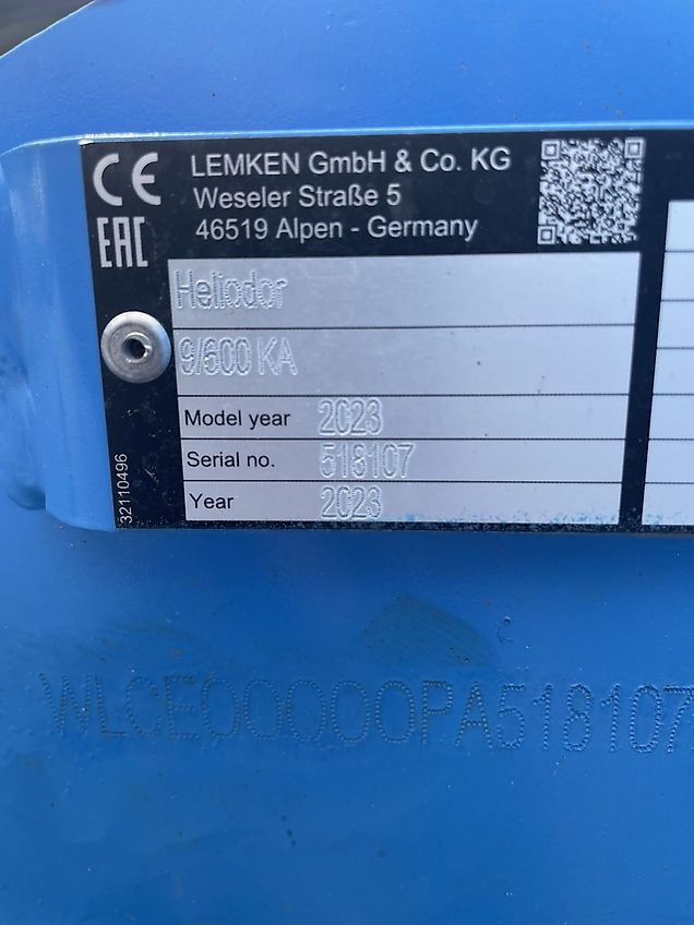 Lemken Heliodor 9/600KA