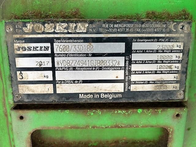 Joskin Drakkar 7600/33D180