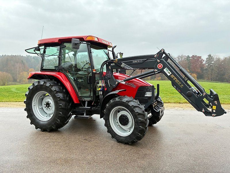 Case JX 70U mit Stoll-Industriefrontlader, original 2100 BStd.