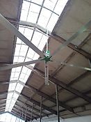 Deckenlüfter Stallbelüftung Stallklima HVLS 6mHP