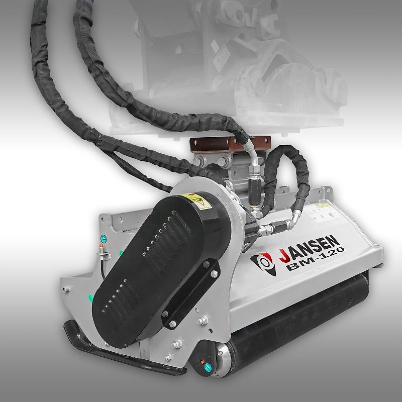 Jansen Baggermulcher Jansen BM-120, hydraulisch, Minibagger, Schlegelmulcher