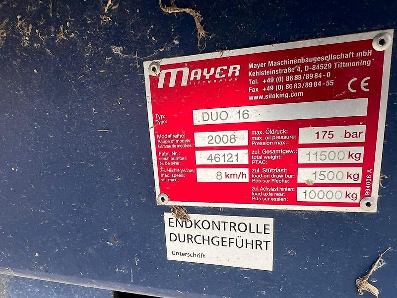 Siloking DUO 16 mit Aufsatz 18CBM