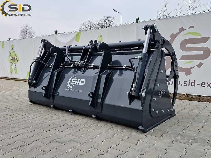 SID Krokodilschaufel Greifschaufel gebrannte Zinken 1,8M 1,37 m3