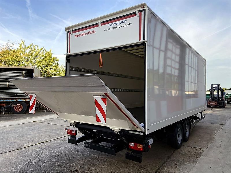 Möslein TK0105D-L Weiß Tandem Koffer, Ladebordwand 1,5 t