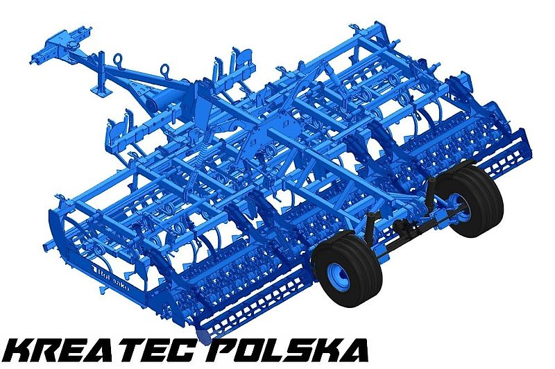 Rolmako Saatbettkombination kompakt / Kompaktgrubber U 684 PRO mit Zinken SA, halb-aufgehängte Version, Breiten von 2,5 m bis 6 m