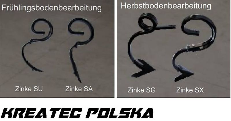 Rolmako Saatbettkombination kompakt / Kompaktgrubber U 684 PRO mit Zinken SA, halb-aufgehängte Version, Breiten von 2,5 m bis 6 m