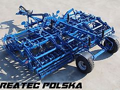 Rolmako Saatbettkombination kompakt / Kompaktgrubber U 684 PRO mit Zinken SX mit verstärkter Doppelfeder, halb-aufgehängten Version, Breiten von 3 m bis 6 m