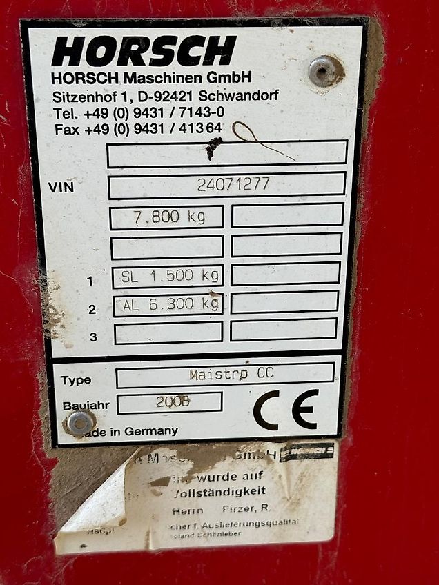 Horsch Maistro 8 CC
