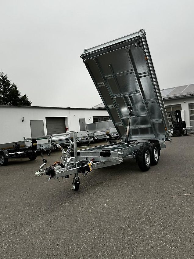 Saris Dreiseitenkipper HDS Stahl 3000 kg E-Pumpe Kipper 3 meter