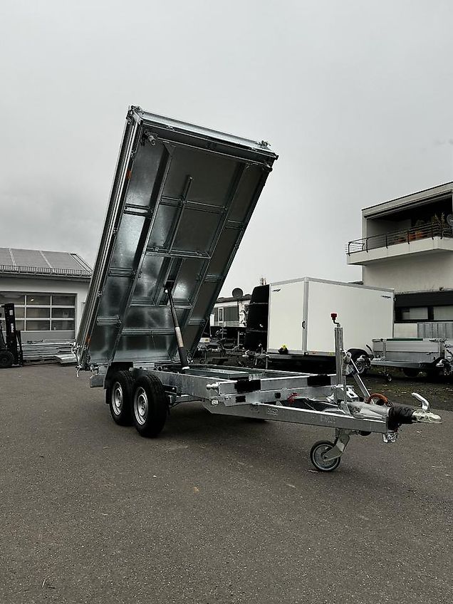 Saris Dreiseitenkipper HDS Stahl 3000 kg E-Pumpe Kipper 3 meter