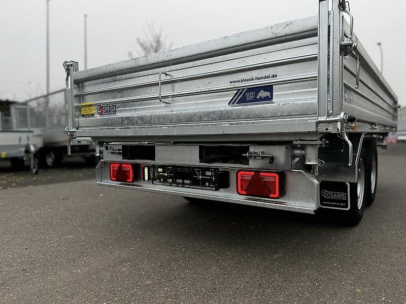 Saris Dreiseitenkipper HDS Stahl 3000 kg E-Pumpe Kipper 3 meter