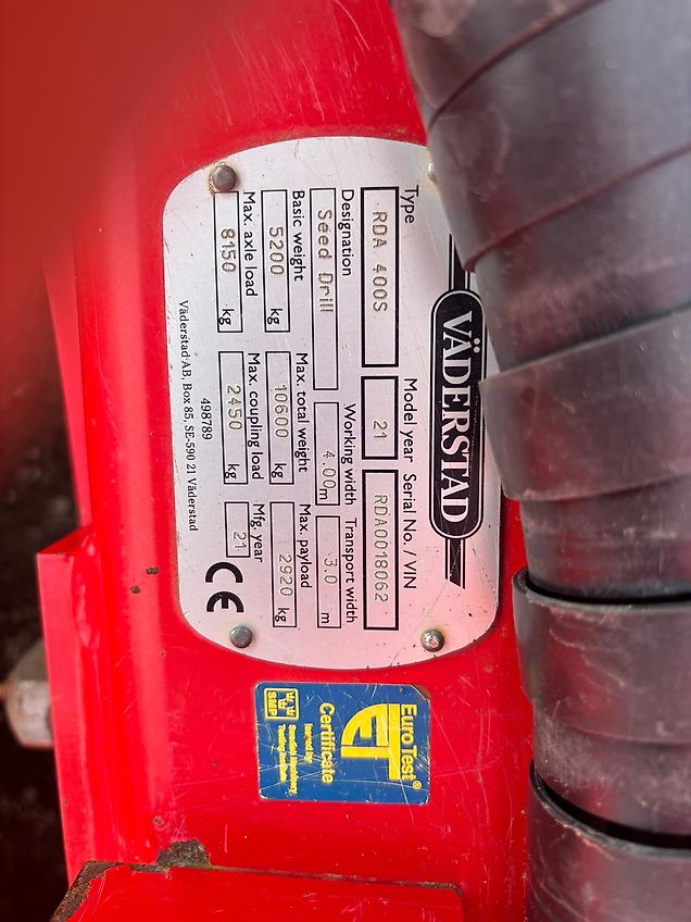 Väderstad Rapid RDA 400S