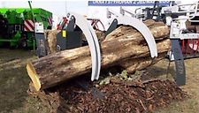 Sonarol Holzgreifer / Holzzange / Stammgreifer 1,2m mit MX Aufnahme