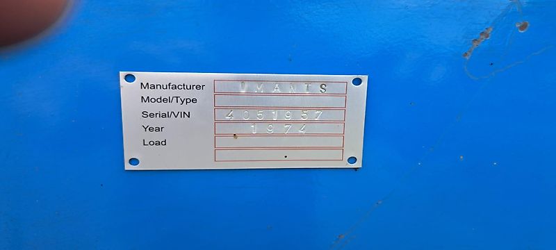 Imants gras/blad Veegmachine