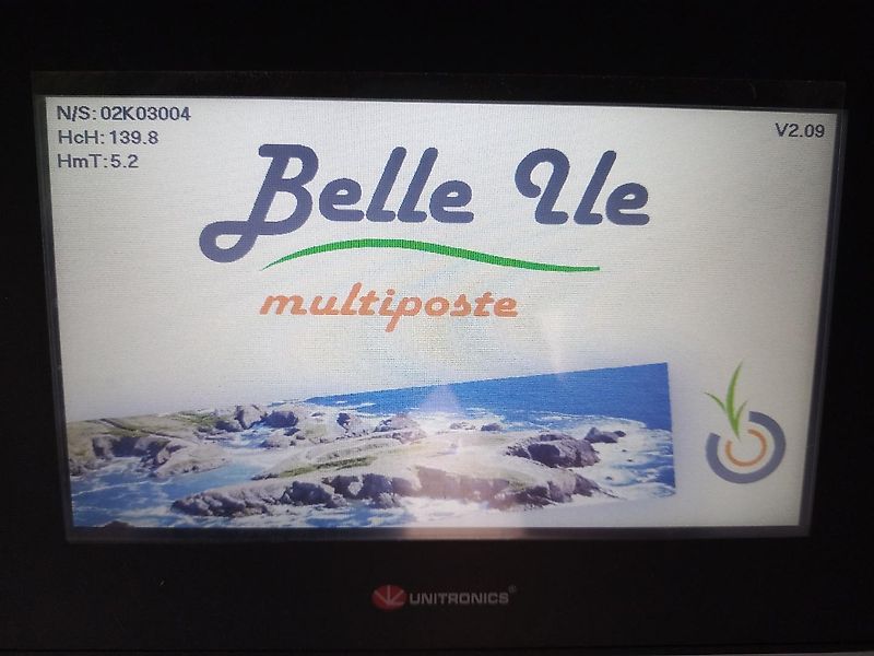 Oeliatec Belle Ile Unkrautvernichtungswagen mit Heißwasser