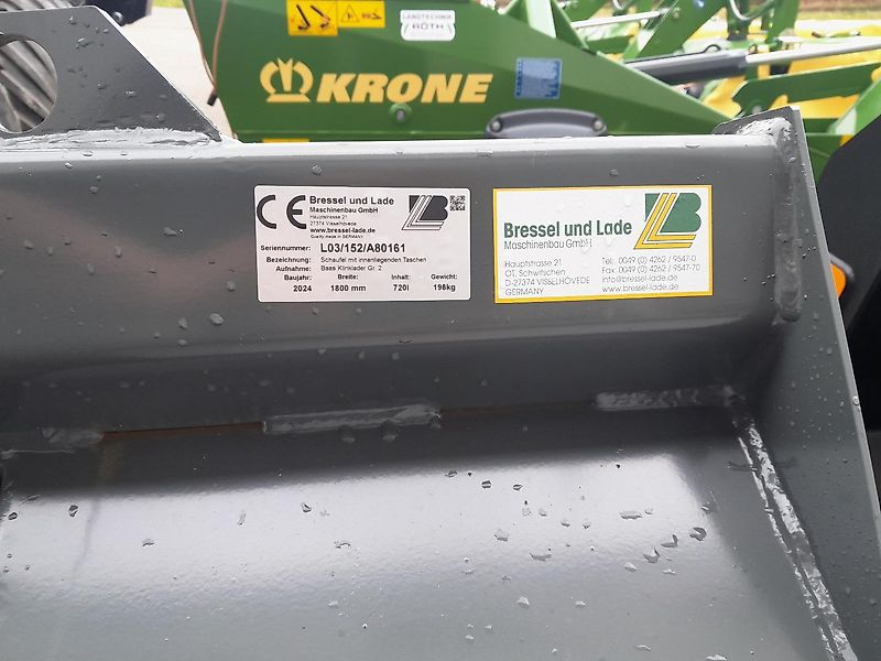 Bressel und Lade Schaufel 1800mm Klinklader Gr. 2