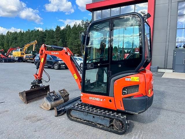 Kubota KX 016-4 / Kallistuvakauha,Liitin,Kuokkakauha ym