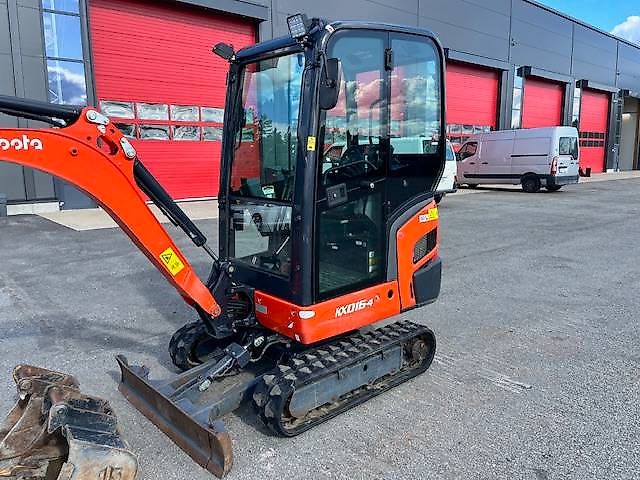 Kubota KX 016-4 / Kallistuvakauha,Liitin,Kuokkakauha ym