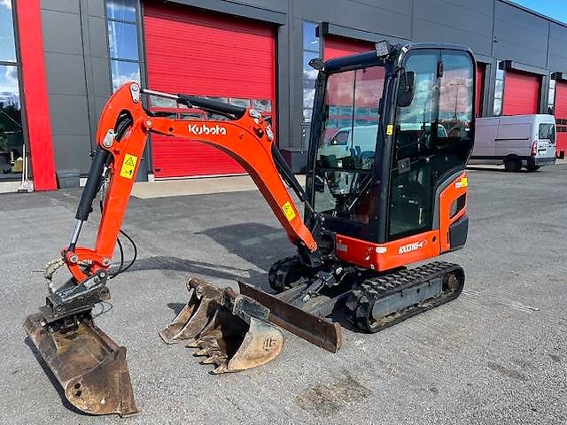 Kubota KX 016-4 / Kallistuvakauha,Liitin,Kuokkakauha ym